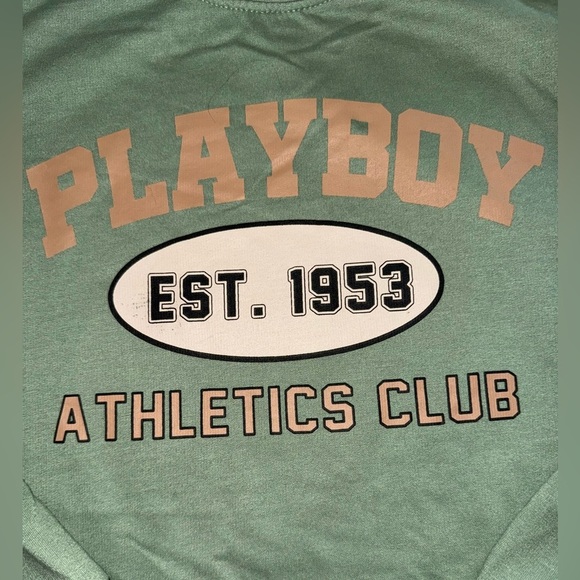 Playboy Green Sweatshirt - Picture 2 of 5
